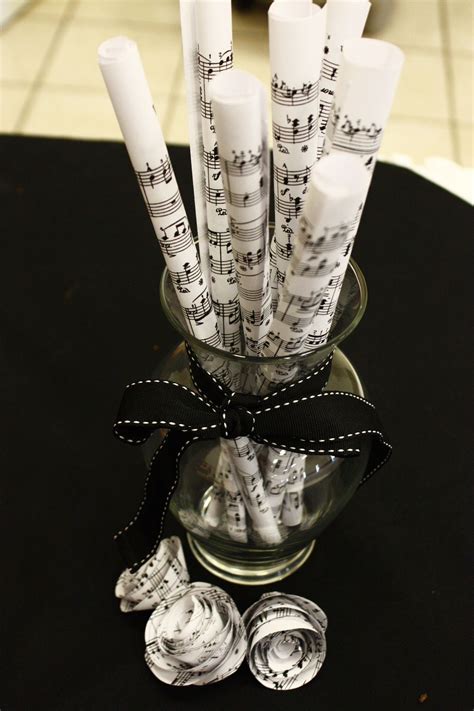 music theme centerpieces|music note centerpiece decorations.